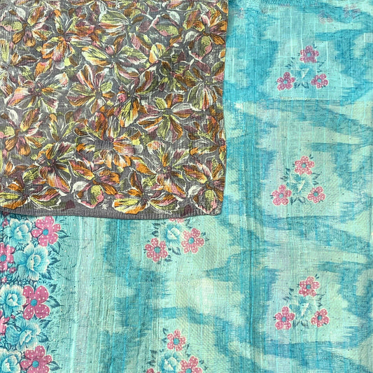 VINTAGE FINE STITCHED BENGALI KANTHA SEPT30