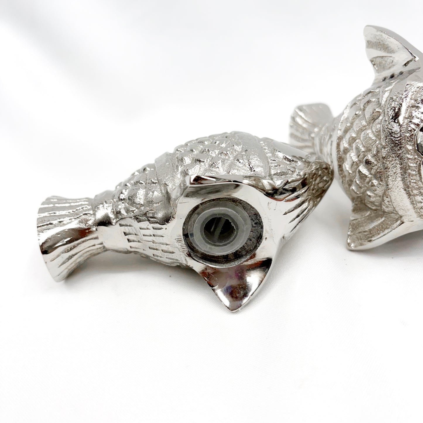 Silver Fish Salt & Pepper Shakers | 11x7x5CM | 2 piece set