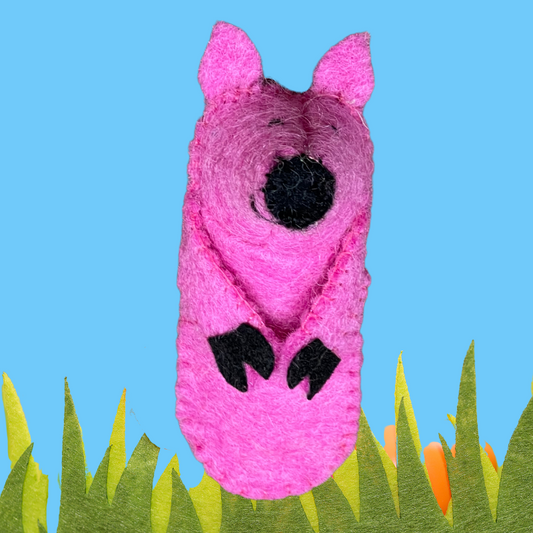 "PIG" FELT FINGER PUPPET