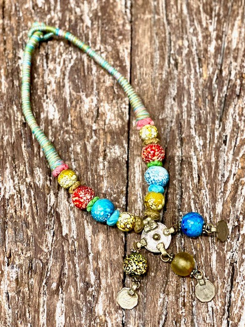 TRIBAL COIN  NECKLACE