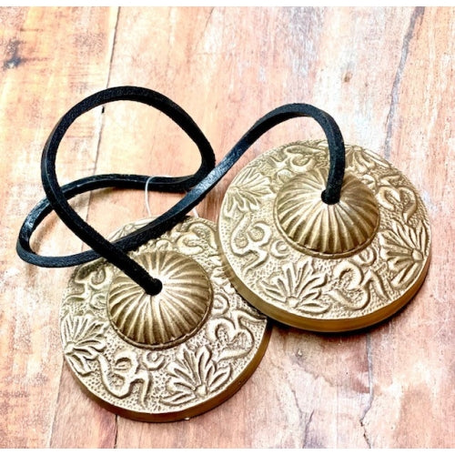 OM SPACE CLEANSING TINGSHA LRG 6.5cm