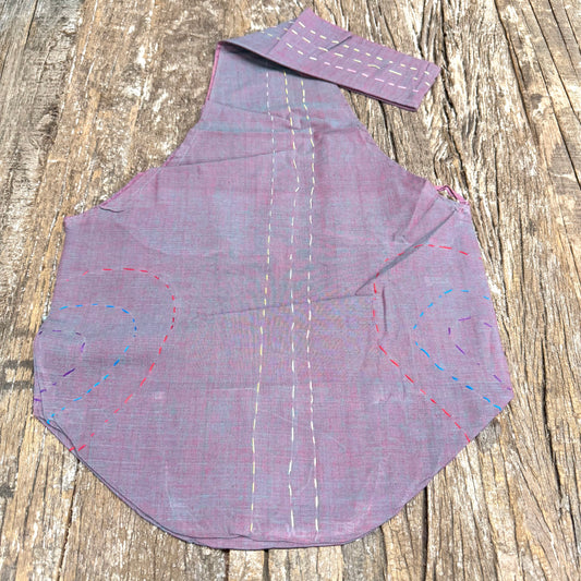 HAND STICHED COTTON SLING BAG