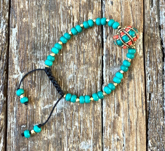 TIBETAN TORQUOISE BRACELET