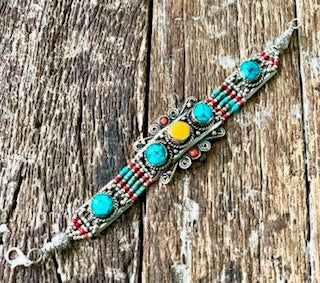 TIBETAN TORQUOISE BRACELET