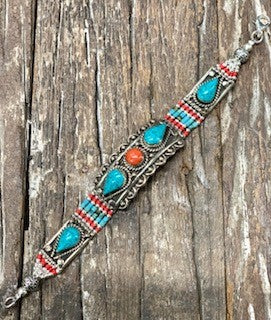 TIBETAN TORQUOISE BRACELET