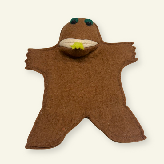 Felt Lazy Lizard Hand Puppet Pal