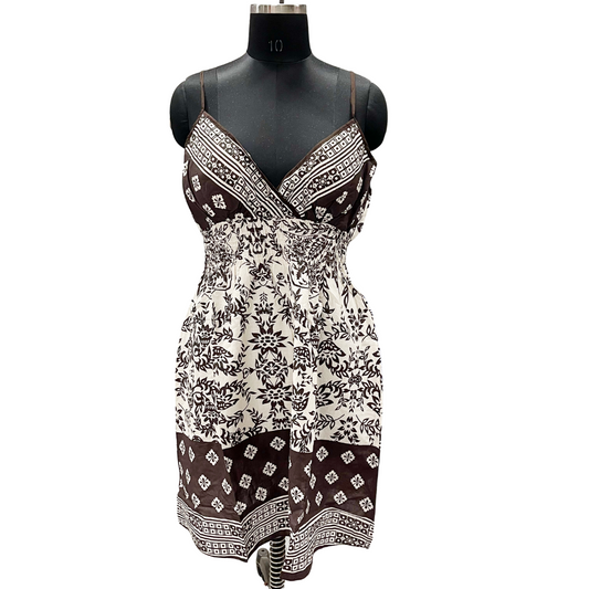 Black and White Floral Sundress