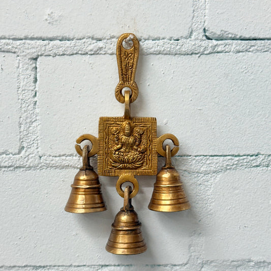 BRASS BELL W/ LAXMI