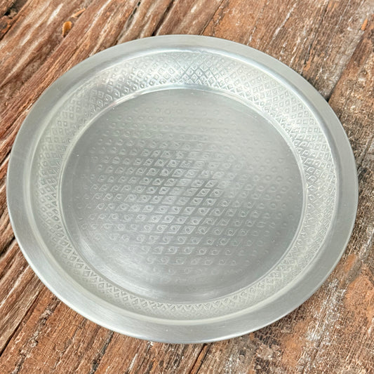 SILVER FINISH BOWL 20CM