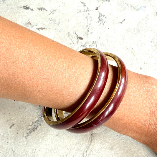 BRASS/ RESIN BANGLE