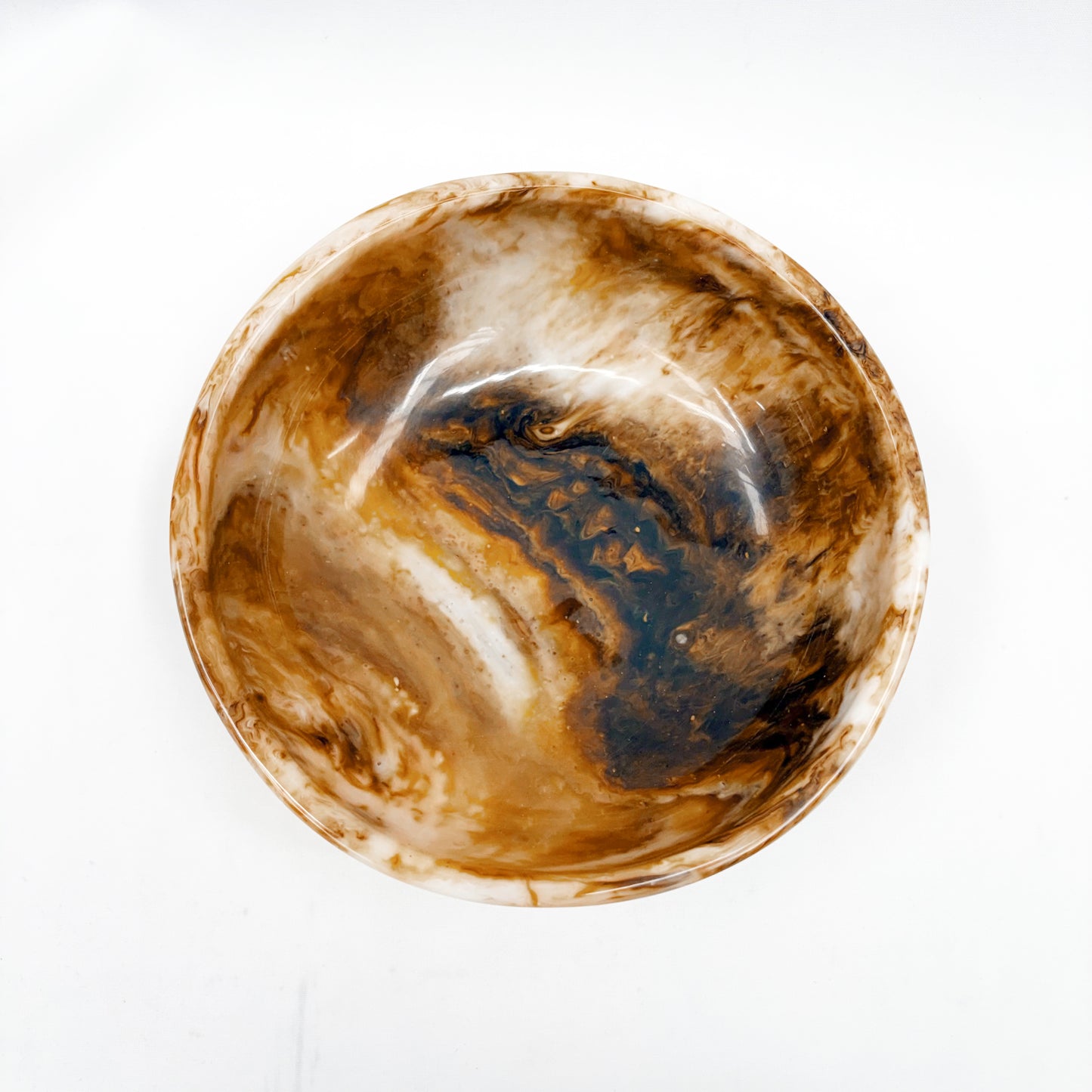 Resin Marbled Bowl | 19.5x6cm