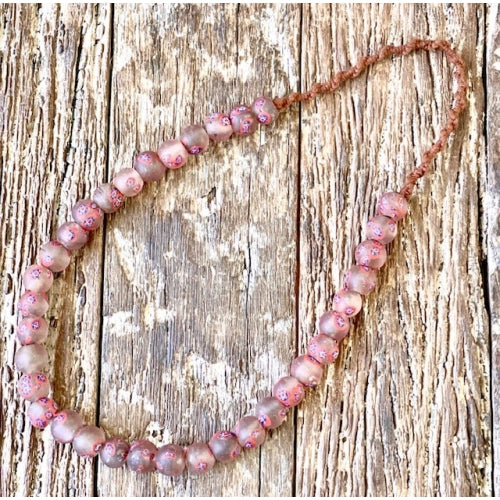 NAGALAND GLASS BEAD NECKLACE