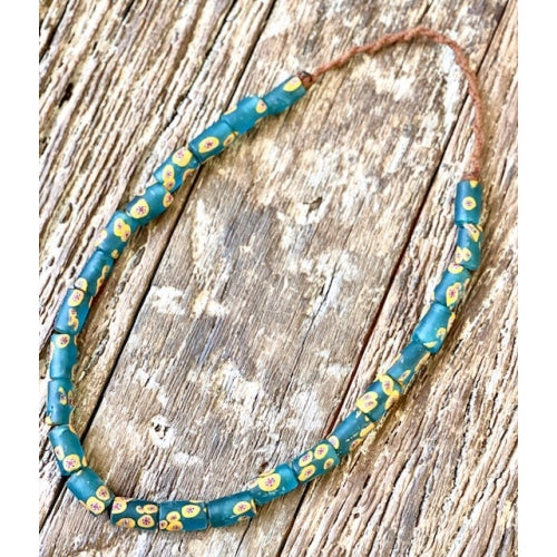NAGALAND GLASS BEAD NECKLACE
