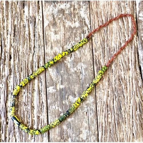NAGALAND GLASS BEAD NECKLACE