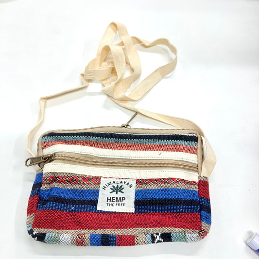 COTTON CARRY PURSE 20x14cm