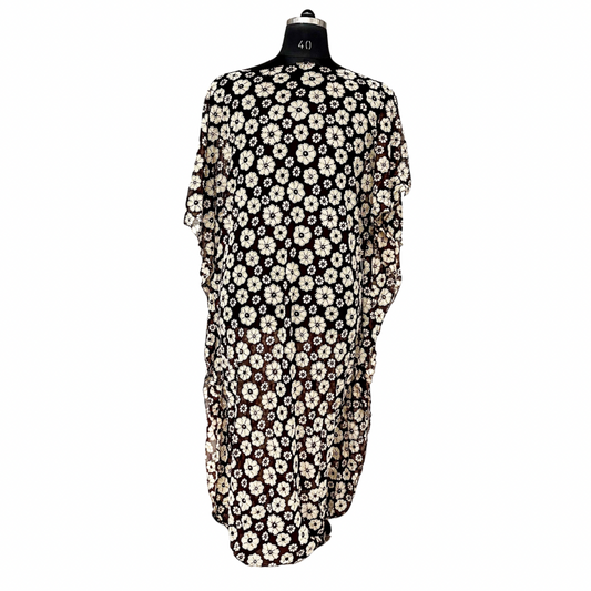 “Midnight Bloom” Kaftan Dress