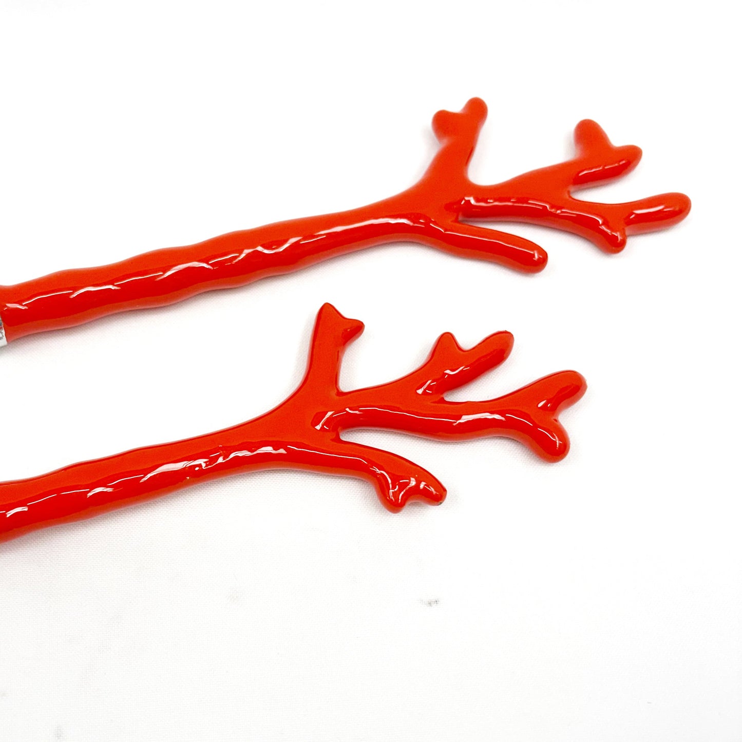 Stainless Steel Coral Serving Spoons 31x7x1.5