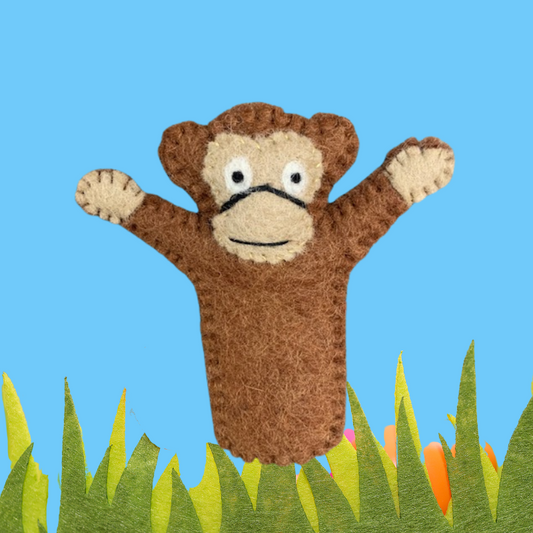 "MONKEY" FELT FINGER PUPPET