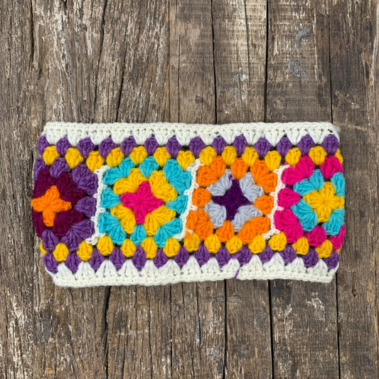100% WOOL HAND KNITTED HEADBAND