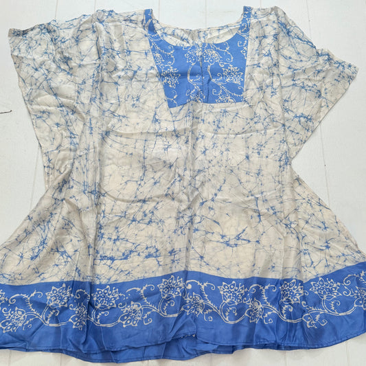 100% PURE SILK KAFTAN DRESS with drawstring