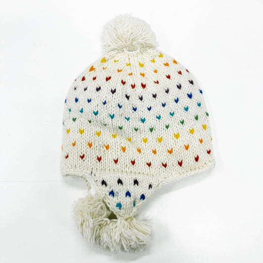 100% WOOL HAND KNITTED BEANY EAR COVER
