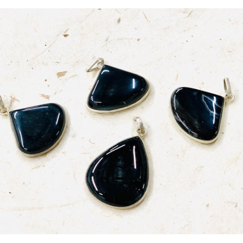 STERLING SILVER  AGATE PENDANT