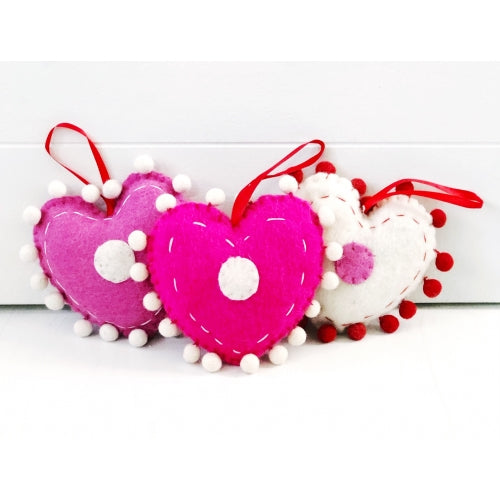 FELT HEART HANGING