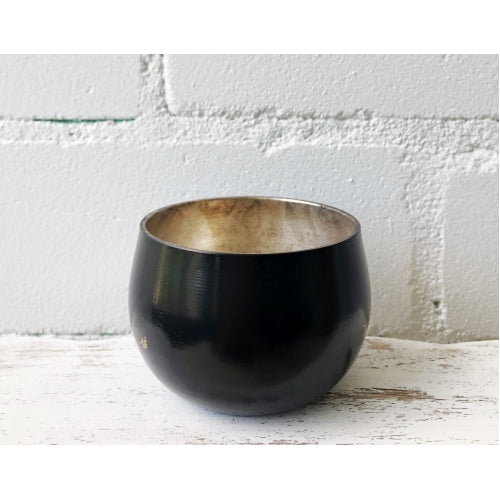 SILVER PAINTED BOWL 7x5cm