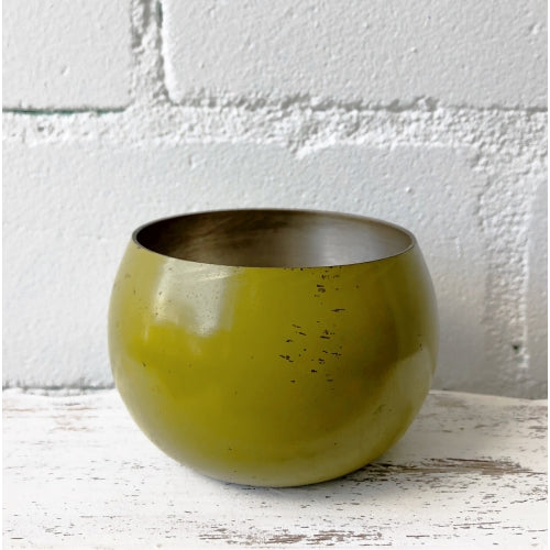 SILVER PAINTED BOWL 7x5cm