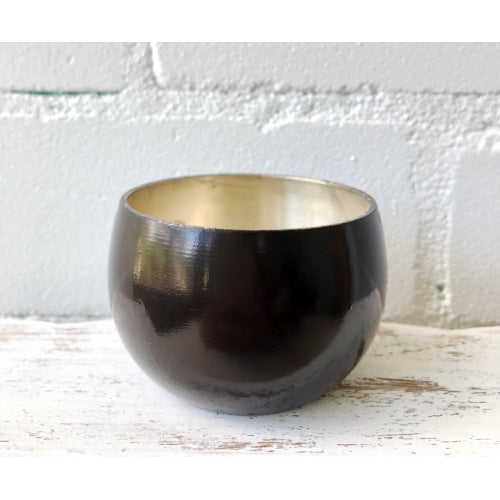 SILVER PAINTED BOWL 7x5cm