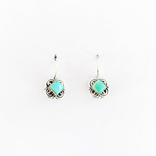 Turquoise 925 Sterling Silver Earring