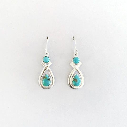 Turquoise 925 Sterling Silver Earring