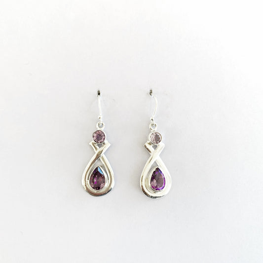 Amethyst 925 Sterling Silver Earring
