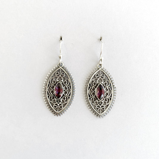 Amethyst 925 Sterling Silver Earring