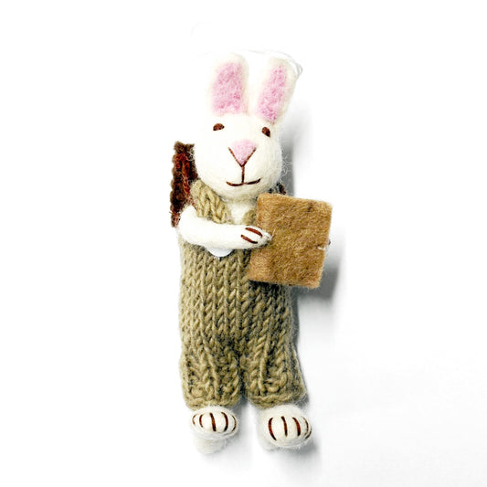 Book Bunny 15x6cm