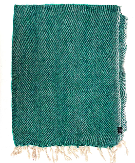 WOOL BLEND “Alpine Lake ” SHAWL 80x195CM