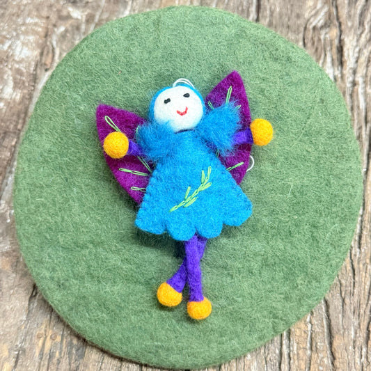 FELT GARDEN FAIRY LRG 13x10CM ASSORTED