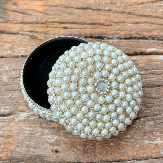BEADED JEWELRY BOX 7CM