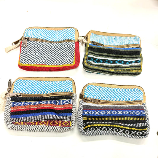 COTTON COIN PURSE 15x12CM