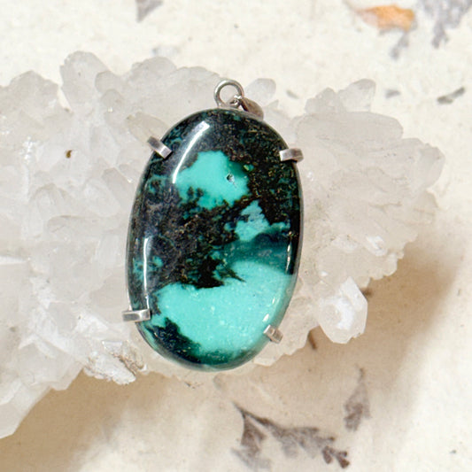 STERLING SILVER PENDANT 4.5cm