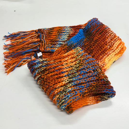 100% WOOL HAND KNITTED SCARF 210CM