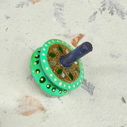 HAND PAINTED SPINNING TOPS