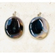 STERLING SILVER  AGATE PENDANT