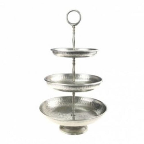 SILVER 3 TIER CAKE STAND