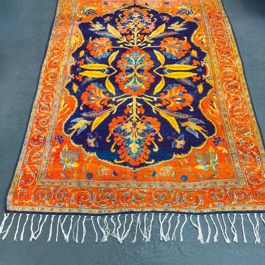 COTTON DIGITAL PRINTED THROW 170x120cm