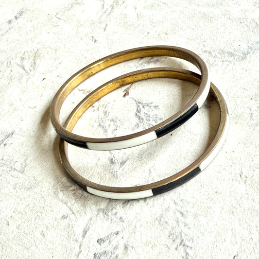 BRASS/ RESIN BANGLE 1p