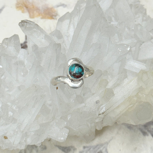 STERLING SILVER TURQUOISE RING