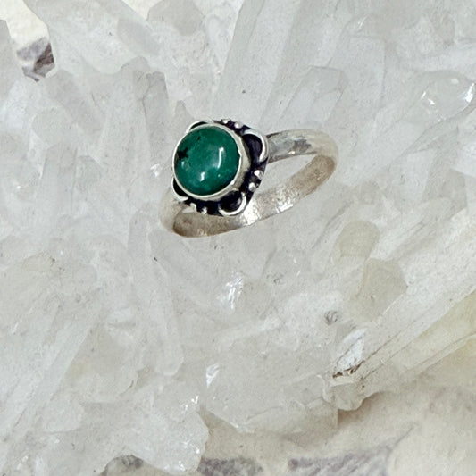 STERLING SILVER TURQUOISE RING