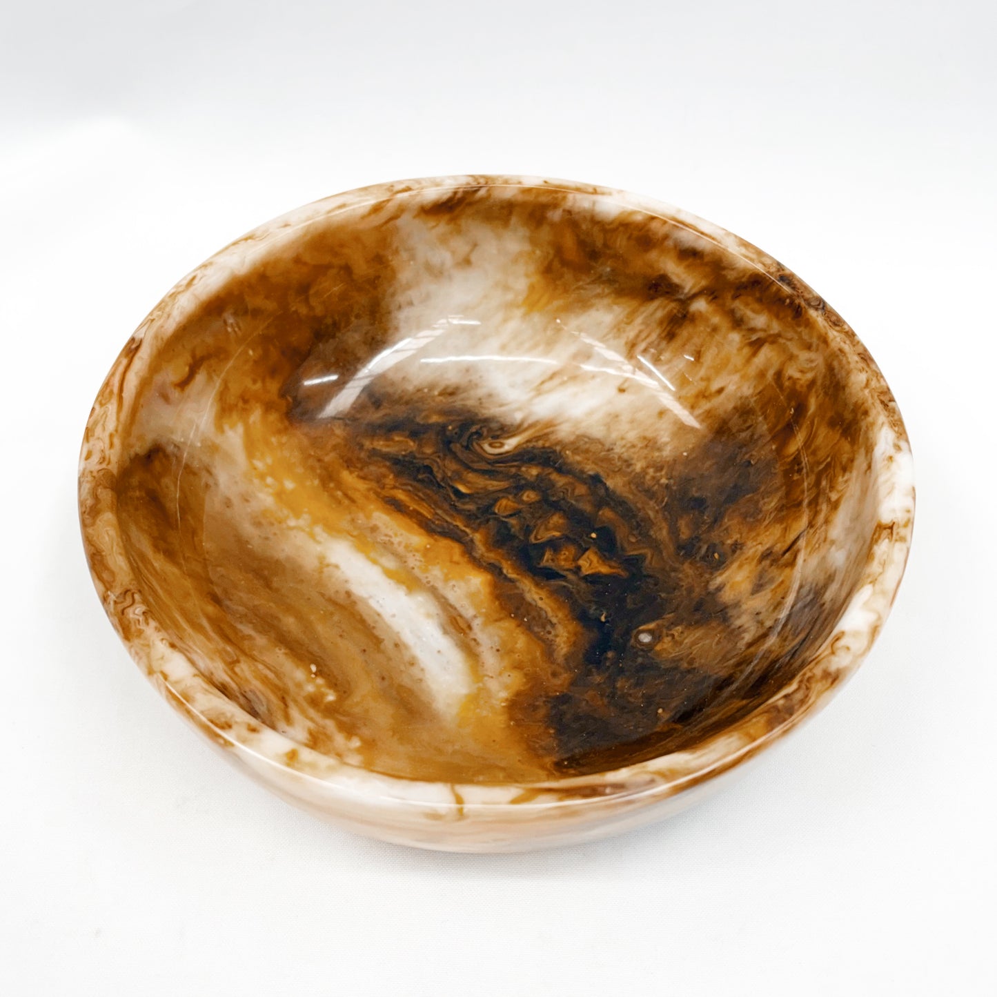 Resin Marbled Bowl | 19.5x6cm