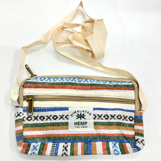 COTTON CARRY PURSE 20x14cm